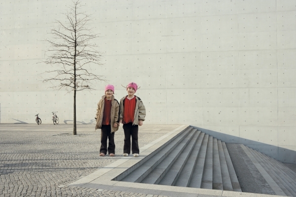 Photograph Ezra Gozo Mansur Twins on One Eyeland